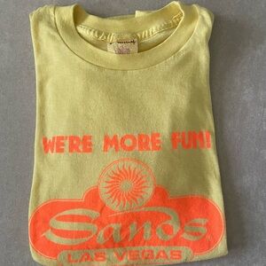 Vintage Sands Las Vegas casino Tshirt Prentiss brand USA size Large unisex?